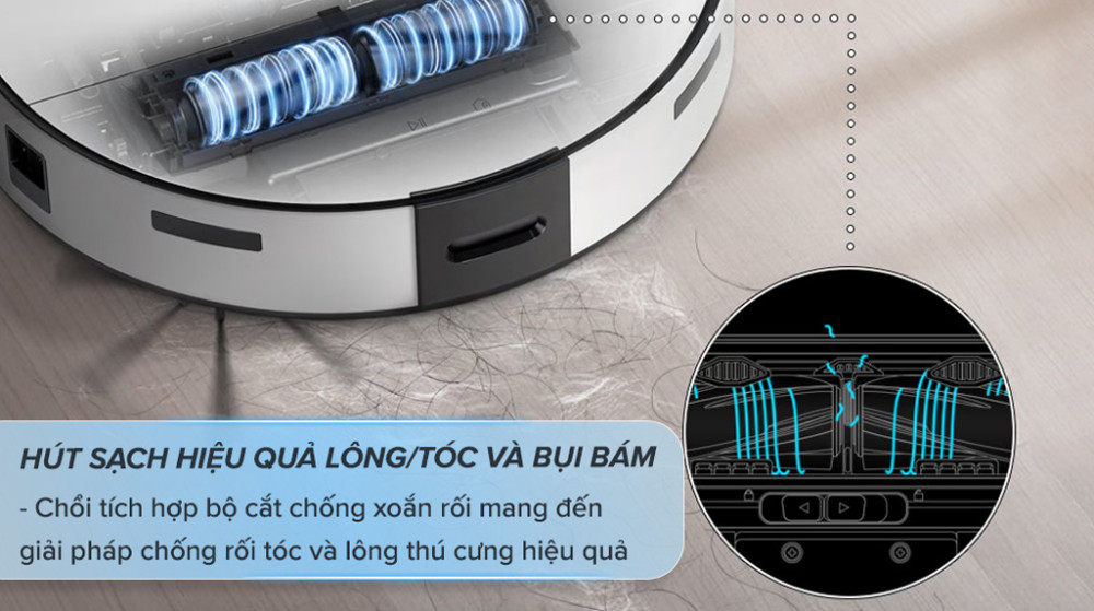 Robot hút lau nhà Samsung Bespoke VR7MD96514G/SV - Hàng chính hãng