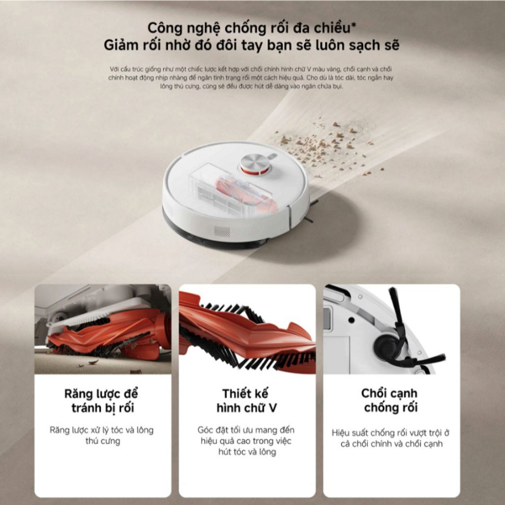 Robot hút bụi lau nhà Xiaomi Vacuum S40C EU(BHR9664EU) - Hàng chính hãng
