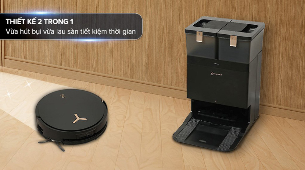 Robot hút bụi lau nhà Ecovacs X8 PRO OMNI - Hàng chính hãng