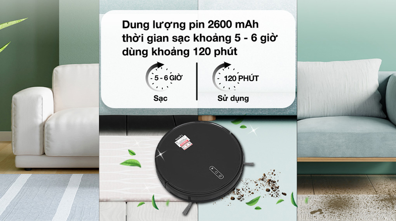 Robot hút bụi lau nhà Lydsto G1-B01 - Hàng chính hãng