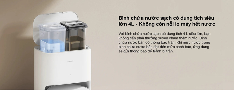 Robot hút bụi lau nhà Xiaomi Vacuum X20 US - Hàng chính hãng