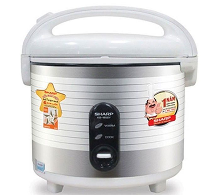 Nồi cơm điện Sharp KS-1802V - Dung tích 1.8L - Hàng chính hãng