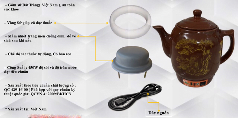 Siêu sắc thuốc Seika SKS329 - Hàng chính hãng