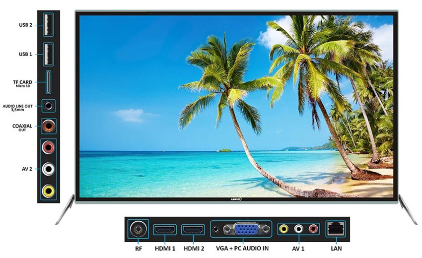 Smart Tivi Asanzo 65SK900 - Hàng chính hãng