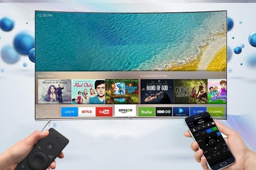 Smart Tivi Cong Samsung UA55MU8000 - Hàng chính hãng