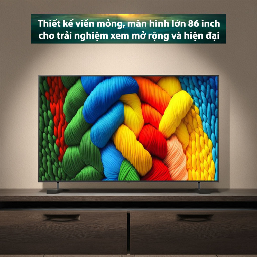 Smart Tivi NanoCell LG AI 4K 86 inch 86NANO80ASA - Hàng chính hãng
