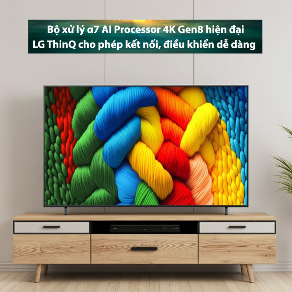 Smart Tivi NanoCell LG AI 4K 86 inch 86NANO80ASA - Hàng chính hãng