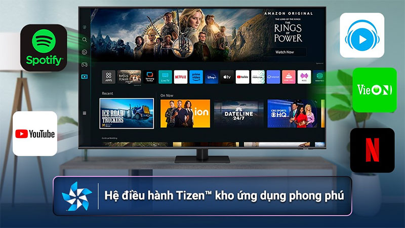 Smart Tivi QLED 4K 85 inch Samsung QA85Q70C - Hàng chính hãng