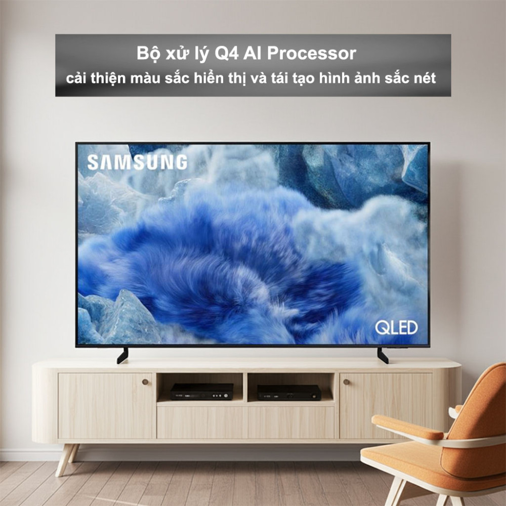 Smart Tivi QLED Samsung AI 4K 55 inch QA55Q8FA - Hàng chính hãng