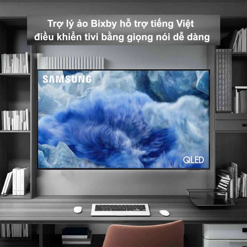 Smart Tivi QLED Samsung AI 4K 55 inch QA55Q8FA - Hàng chính hãng