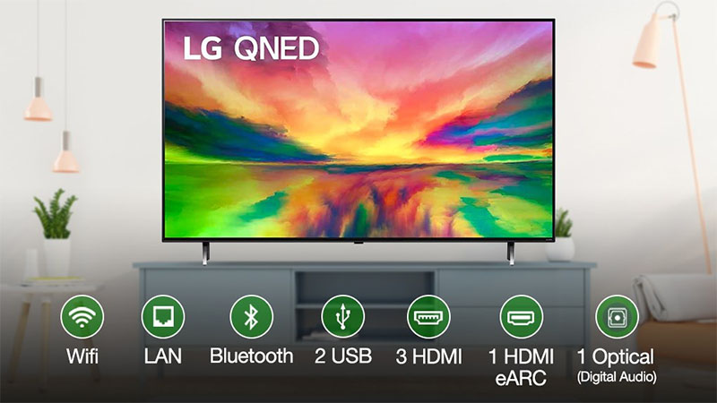Smart Tivi QNED LG 4K 50 inch 50QNED80SRA - Hàng chính hãng