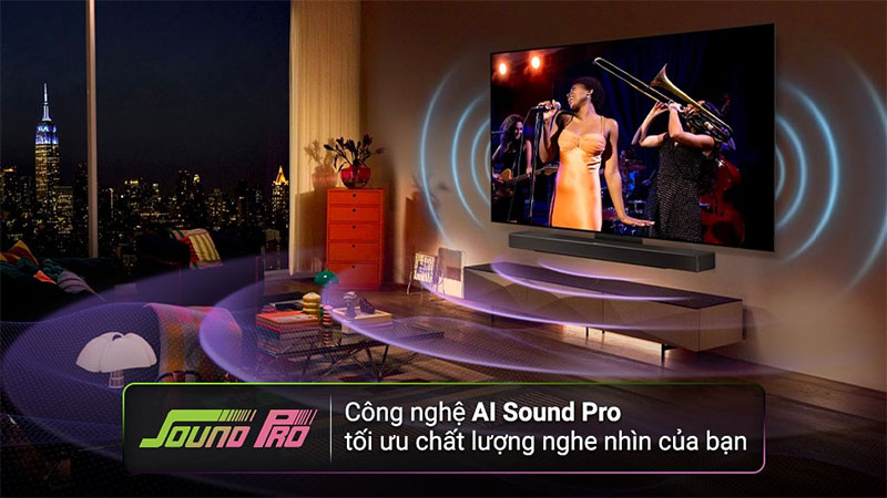 Smart Tivi QNED LG 4K 55 inch 55QNED80SRA - Hàng chính hãng