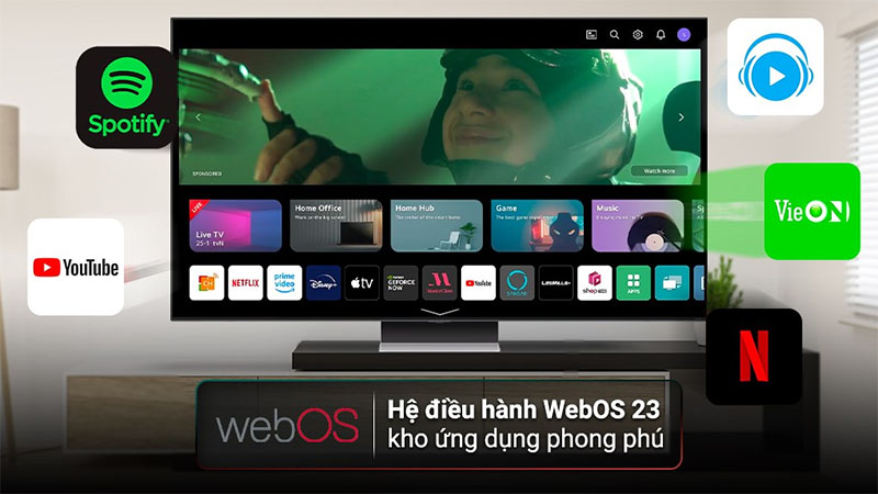 Smart Tivi QNED LG 4K 65 inch 65QNED86SRA - Hàng chính hãng