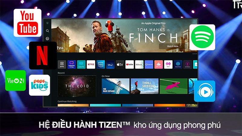 Smart Tivi Samsung 4K Crystal UHD 43 inch UA43BU8000 - Hàng chính hãng