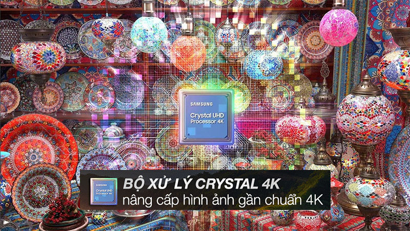 Smart Tivi Samsung 4K Crystal UHD 55 inch UA55BU8000 - Hàng chính hãng