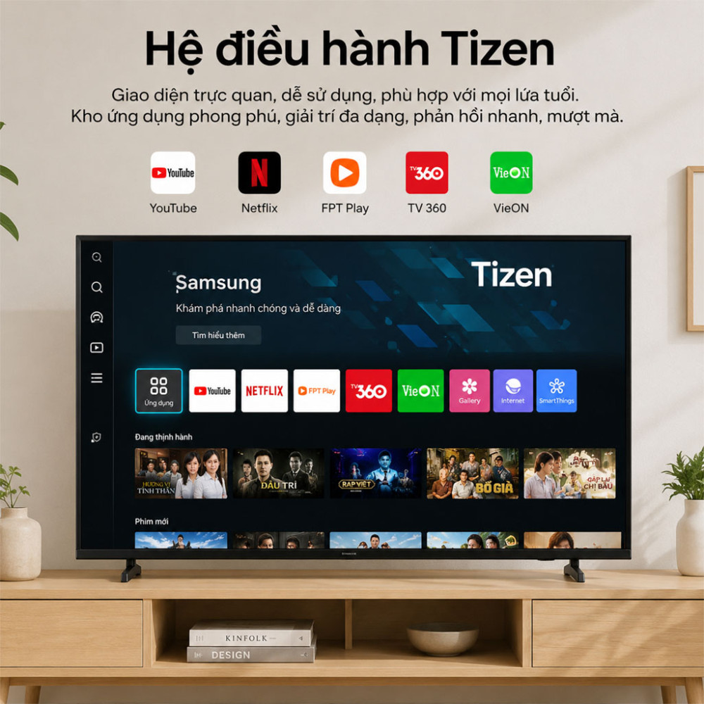 Smart Tivi Samsung FHD 43 inch UA43F6000F - Hàng chính hãng