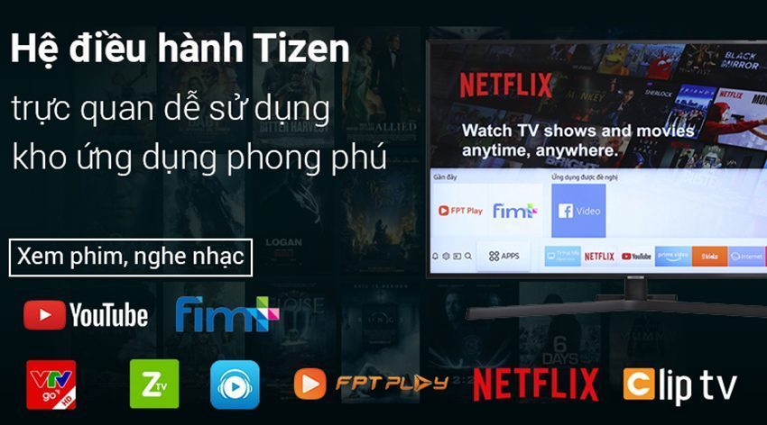 Smart Tivi Samsung UA43NU7800 - Hàng chính hãng