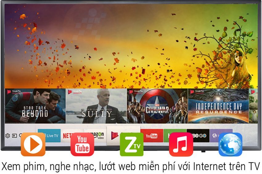Smart Tivi Samsung UA49M5520 - Hàng chính hãng