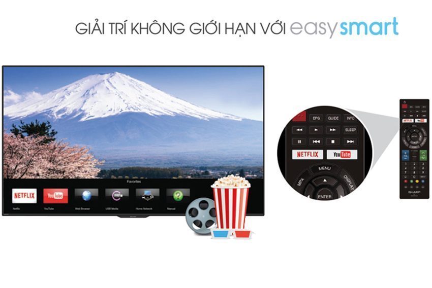 Smart Tivi Sharp LC-40SA5500X - Hàng chính hãng