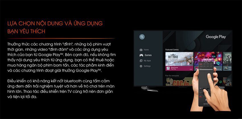 Smart Tivi Sharp LC-50SA5200X - Hàng chính hãng