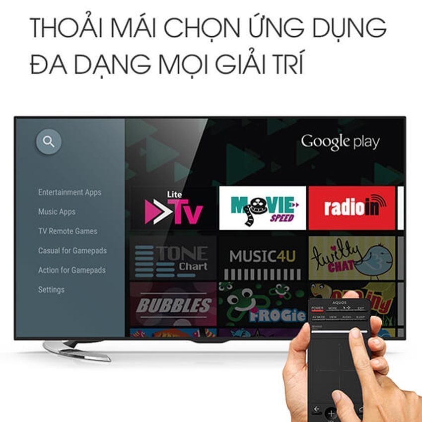 Smart Tivi Sharp LC-60LE580X - Hàng chính hãng