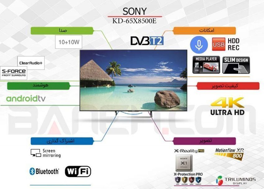 Smart Tivi Sony KD-65X8500E - Hàng chính hãng