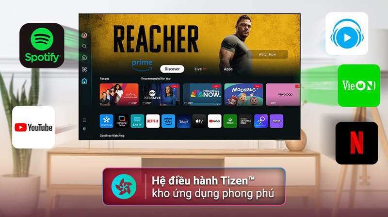 Smart Tivi 4K 98 inch Samsung UA98DU9000 - Hàng chính hãng