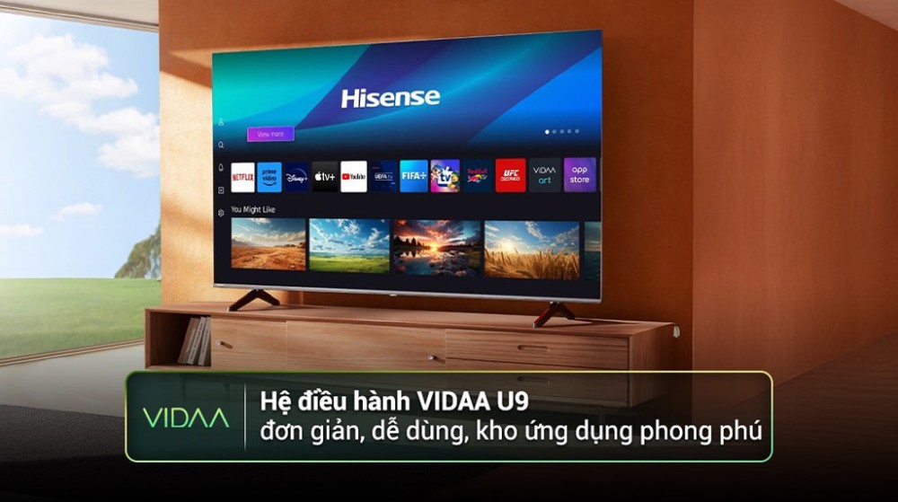 Smart tivi Hisense 4K 75 inch 75A6Q - Hàng chính hãng