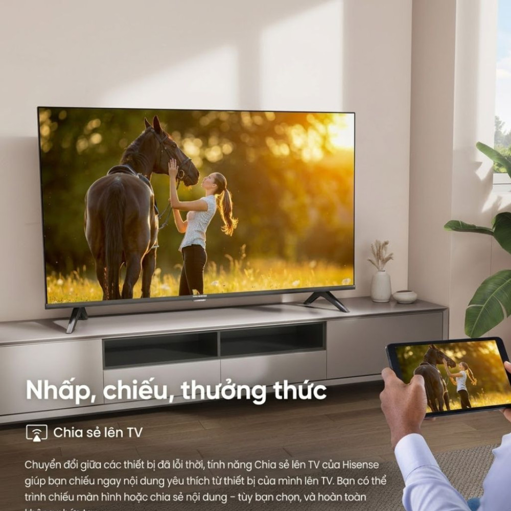 Smart Tivi Hisense FHD 40 inch 40A4Q - Hàng chính hãng