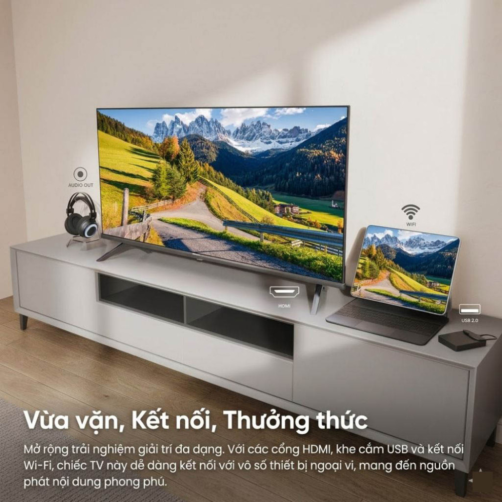 Smart Tivi Hisense FHD 40 inch 40A4Q - Hàng chính hãng