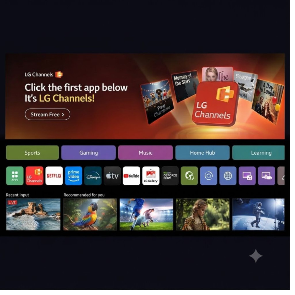 Smart tivi LG AI 4K 65 inch 65NU855BPSA - Hàng chính hãng