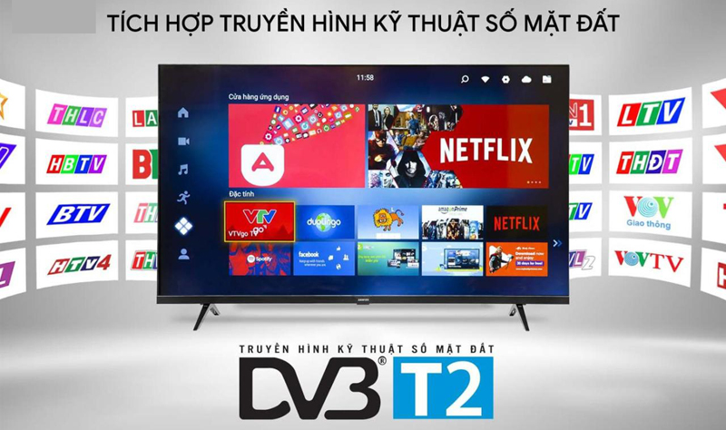 Smart tivi Asanzo 55U81 - Hàng chính hãng