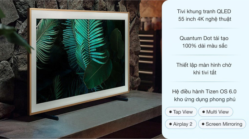 Tivi khung tranh The Frame Samsung QA55LS03DA - Hàng chính hãng