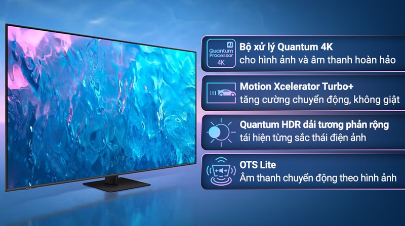 Smart Tivi Samsung QLED 4K 65 inch QA65Q70CA - Hàng chính hãng