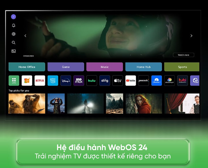 Smart tivi Oled LG 4K 55 inch OLED55C4PSA - Hàng chính hãng
