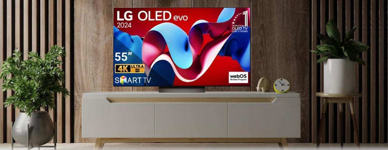 Smart tivi Oled LG 4K 55 inch OLED55C4PSA - Hàng chính hãng