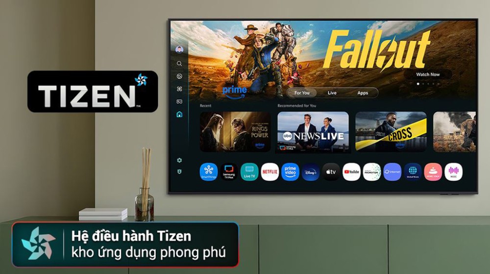 Smart Tivi OLED Samsung AI 4K 65 inch QA65S95F - Hàng chính hãng