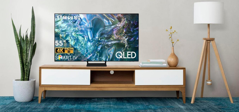 Smart tivi qled Samsung 4K 55 inch QA55Q60DA - Hàng chính hãng
