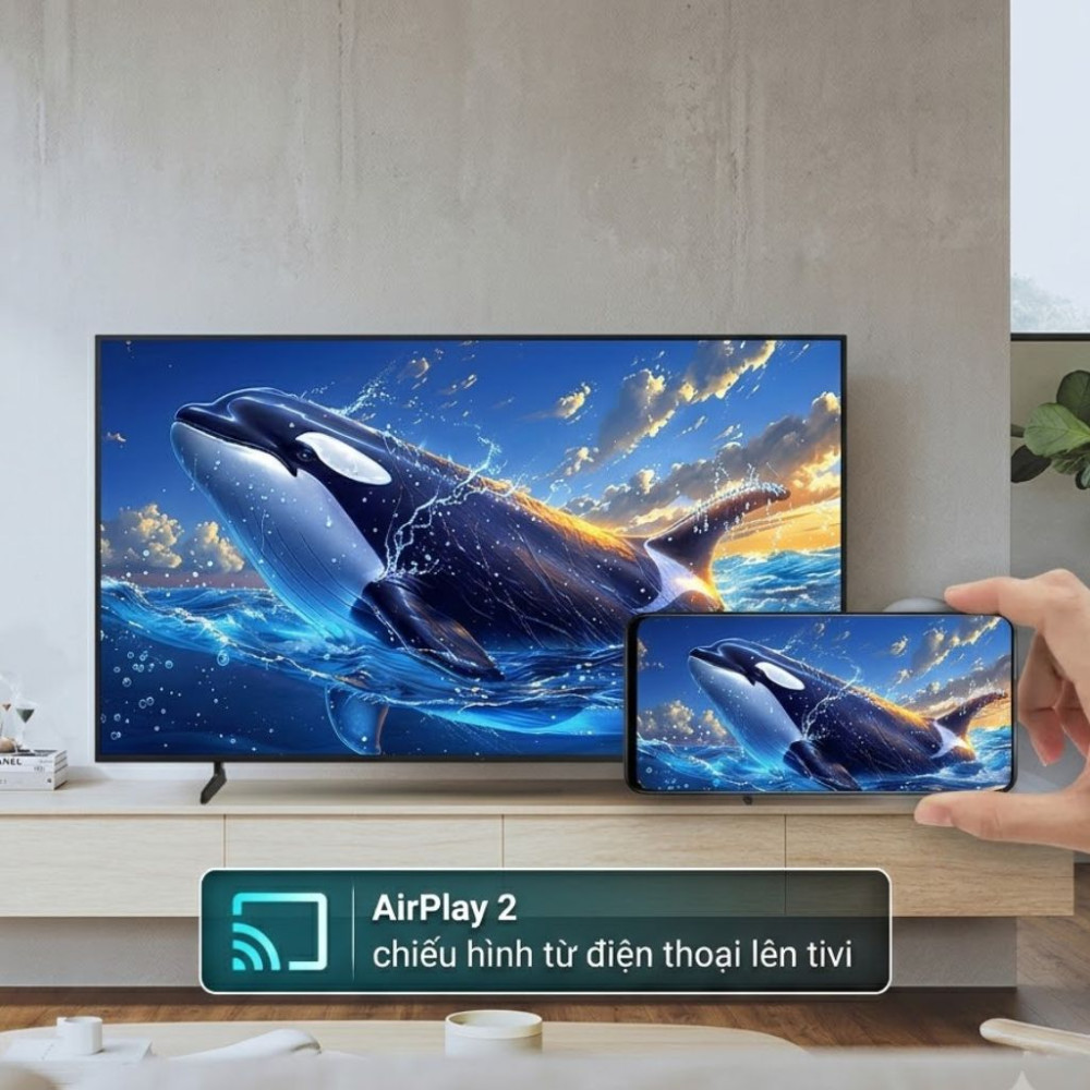 Smart Tivi QLED Samsung AI 4K 85 inch QA85Q7FA - Hàng chính hãng