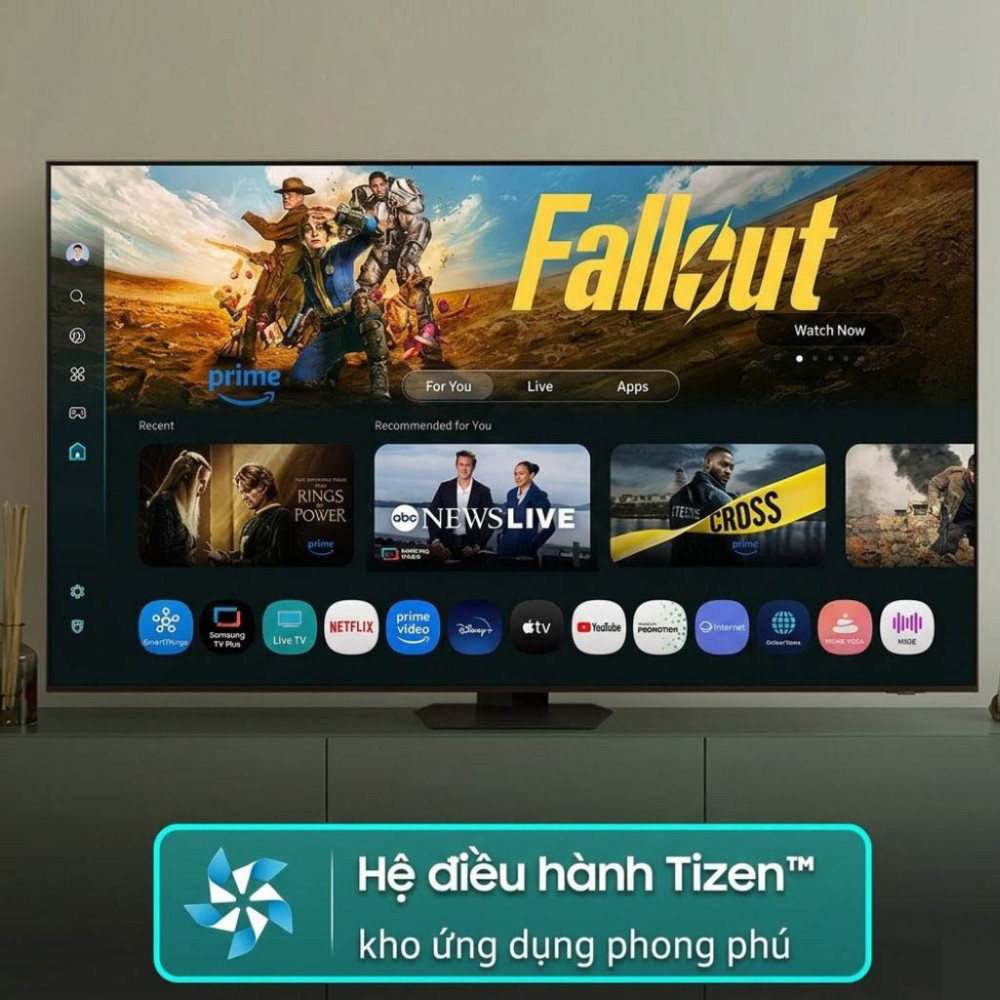 Smart Tivi QLED Samsung AI 4K 85 inch QA85Q7FA - Hàng chính hãng