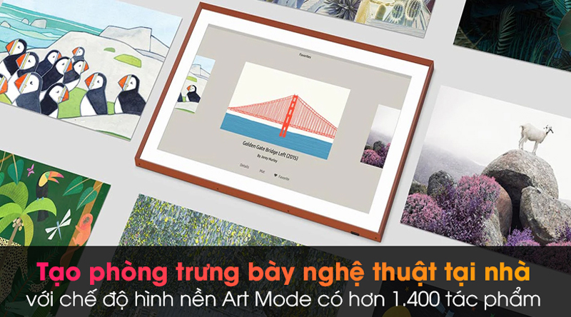 Smart tivi khung tranh the frame QLED Samsung QA65LS03B - Hàng chính hãng