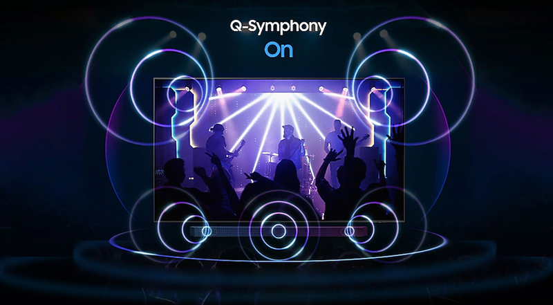 Smart tivi Samsung QLED 4K 55 inch QA55Q70C - Hàng chính hãng