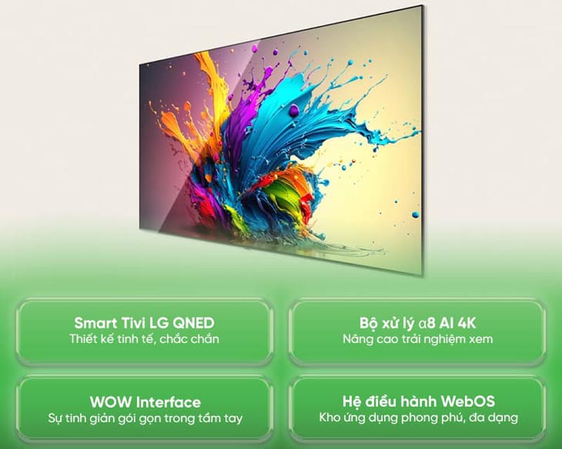 Smart tivi qned LG 4K 75 inch 75QNED91TSA - Hàng chính hãng