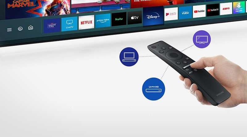 Smart tivi Samsung 50 inch 4K UA50AU7700 - Hàng chính hãng