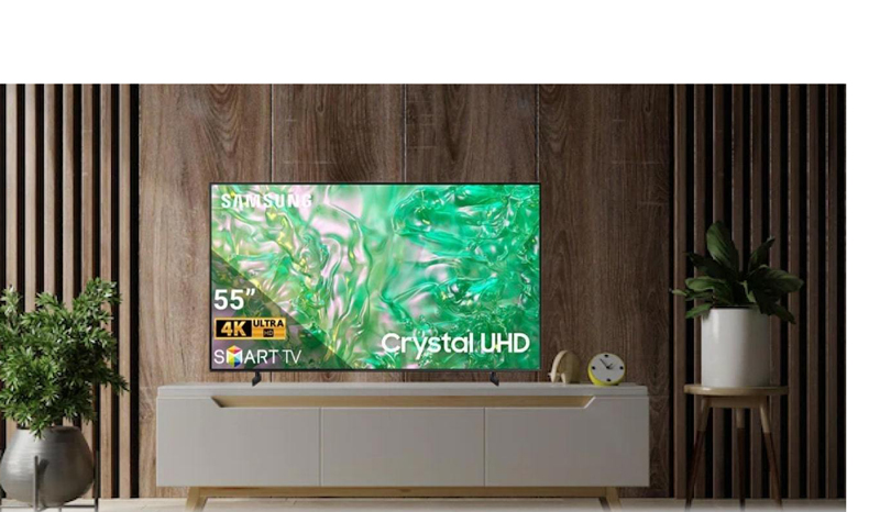 Smart tivi Samsung 4K 55 inch UA55DU8000 - Hàng chính hãng