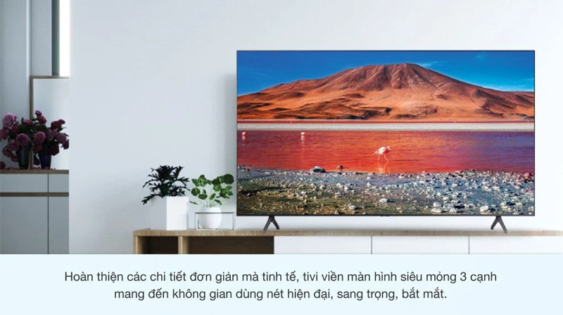 Smart Tivi Samsung 4K 75 inch UA75AU7700 - Hàng chính hãng