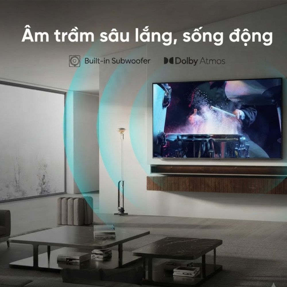 Smart tivi uled Hisense 4K 55 inch 55U6Q - Hàng chính hãng