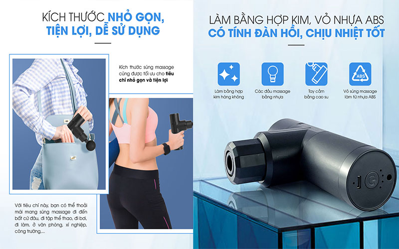 Súng massage Buheung MK-330 - Hàng chính hãng