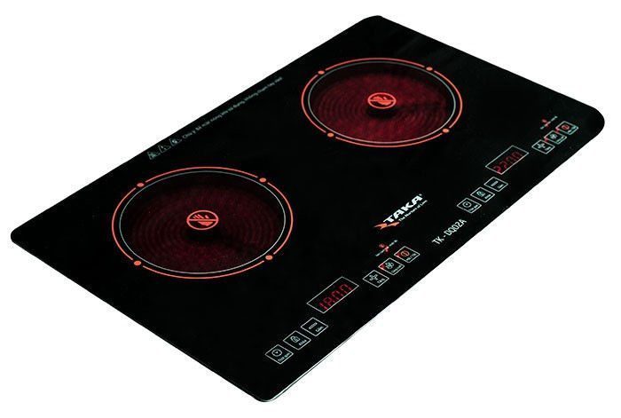 Bếp đôi hồng ngoại Taka TK-DQ02A - Hàng chính hãng