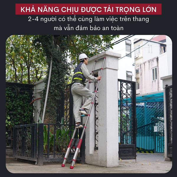 Thang inox rút gọn đơn FujiHome TLI440IR - Hàng chính hãng